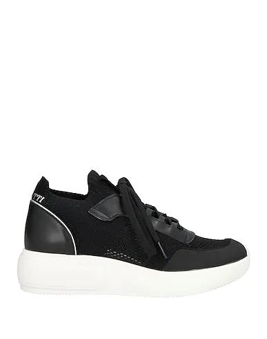 Black Jersey Sneakers