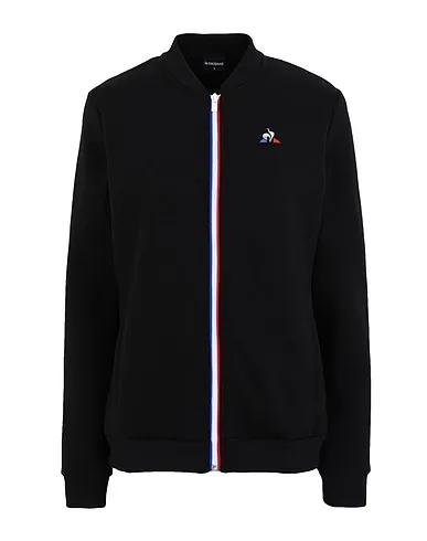 Black Jersey Sweatshirt ESS FZ Sweat N°1 W 

