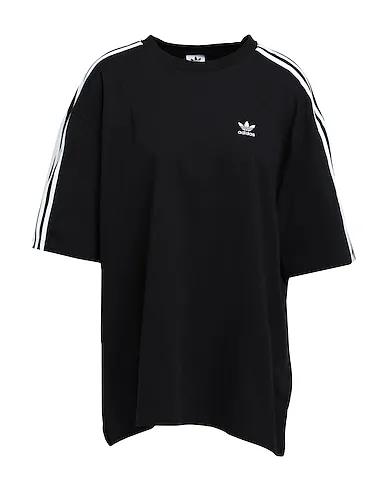 Black Jersey T-shirt ADICOLOR CLASSICS OVERSIZED TEE
