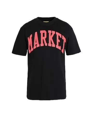 Black Jersey T-shirt CHINATOWN ARC PUFF T-SHIRT
