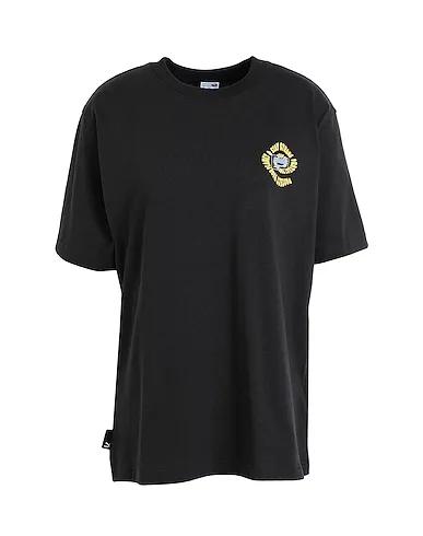 Black Jersey T-shirt DOWNTOWN Relaxed Graphic Tee
