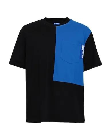 Black Jersey T-shirt KLJ RELAXED SSLV BLOCKED TEE
