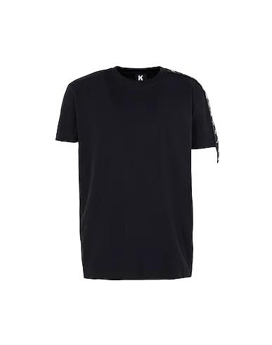 Black Jersey T-shirt KONTROLL ONE SLEEVE BANDA
