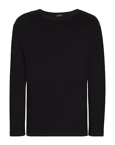 Black Jersey T-shirt ORGANIC COTTON BASIC L/SLEEVE T-SHIRT
