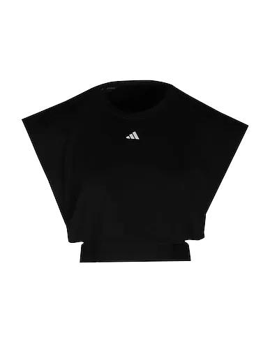 Black Jersey T-shirt POWER CROP T
