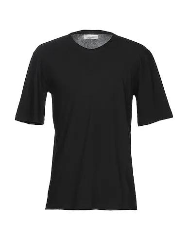 Black Jersey T-shirt T-SHIRT M/C TINTA UNITA SPACCHI