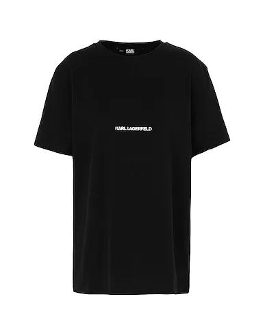 Black Jersey T-shirt UNISEX LOGO T-SHIRT
