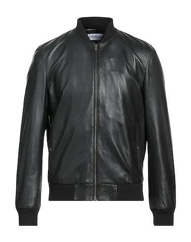 Black Knitted Biker jacket