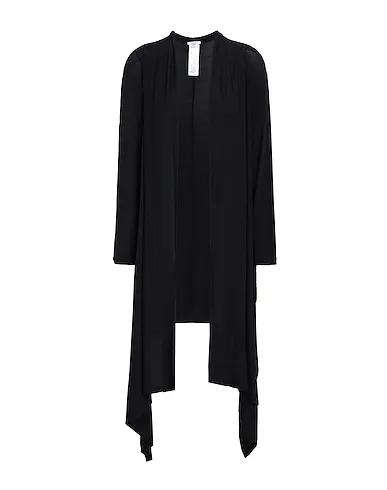 Black Knitted Cardigan THE WRAP CARDIGAN
