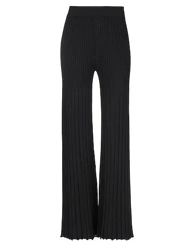 Black Knitted Casual pants