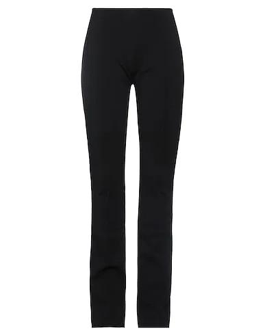 Black Knitted Casual pants