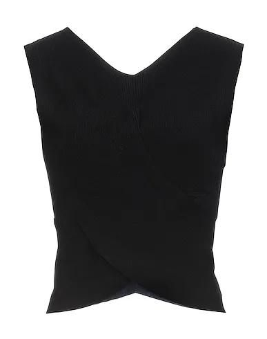 Black Knitted Evening top