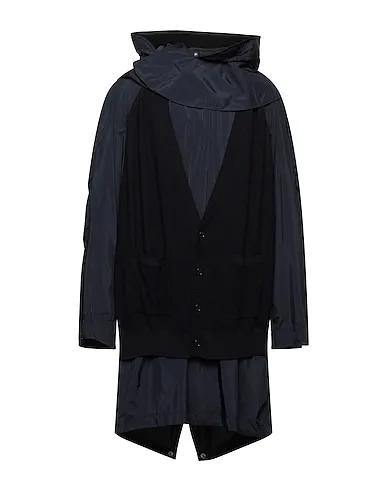 Black Knitted Full-length jacket
