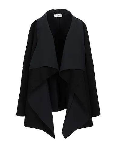 Black Knitted Full-length jacket
