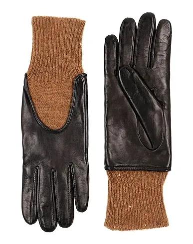Black Knitted Gloves