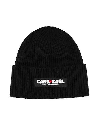 Black Knitted Hat CARA LOVES KARL
