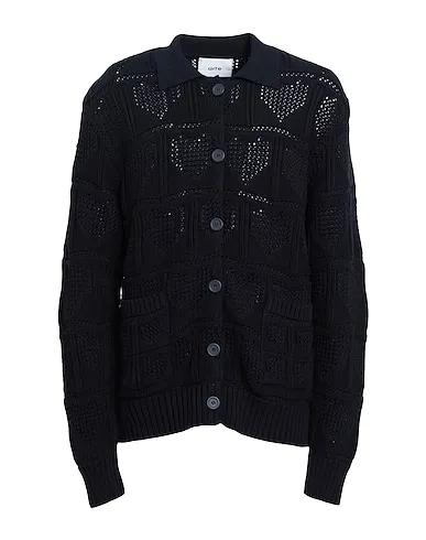 Black Knitted Kyle Croche Cardigan
