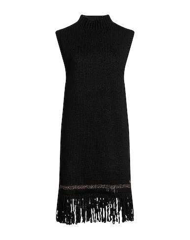 Black Knitted Midi dress