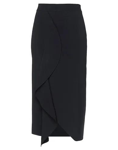 Black Knitted Midi skirt