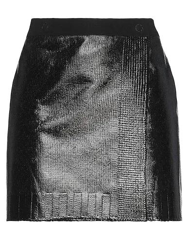 Black Knitted Midi skirt