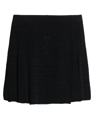 Black Knitted Mini skirt