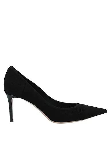 Black Knitted Pump