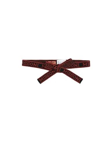 Black Knitted Regular belt