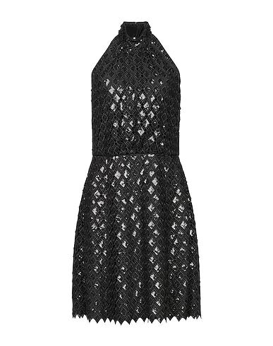 Black Knitted Sequin dress