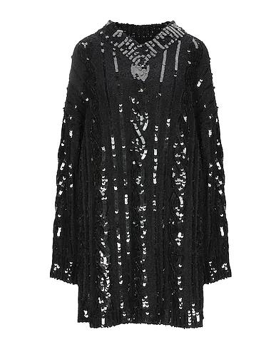 Black Knitted Sequin dress