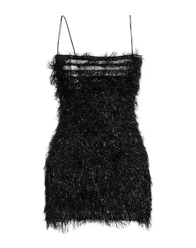 Black Knitted Short dress