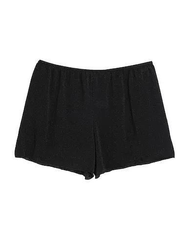 Black Knitted Shorts & Bermuda