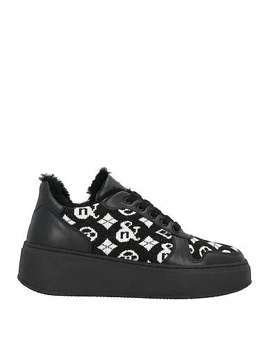 Black Knitted Sneakers