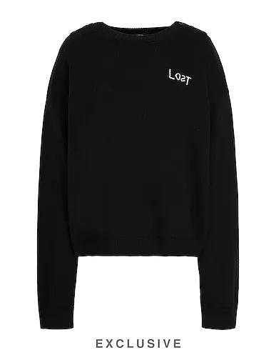Black Knitted Sweater THE CAPITANA ON DECK JUMPER BLACK
