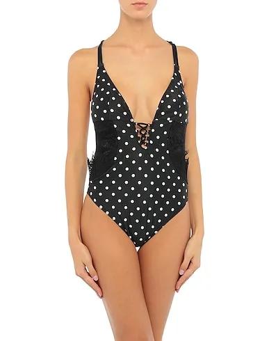 Black Lace One-piece swimsuits