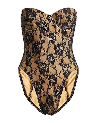 Black Lace One-piece swimsuits