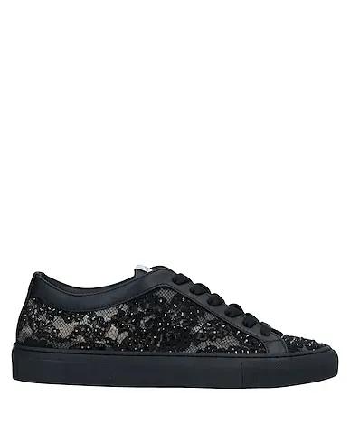 Black Lace Sneakers