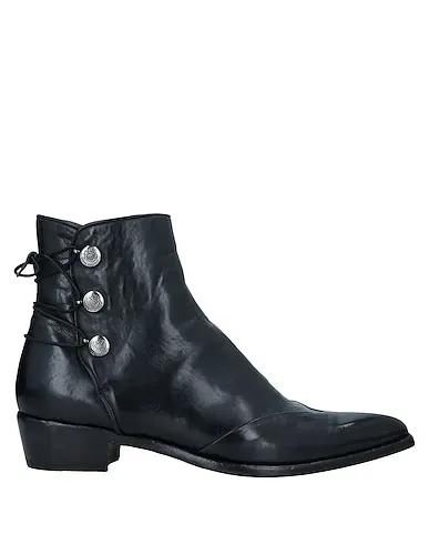 Black Leather Ankle boot