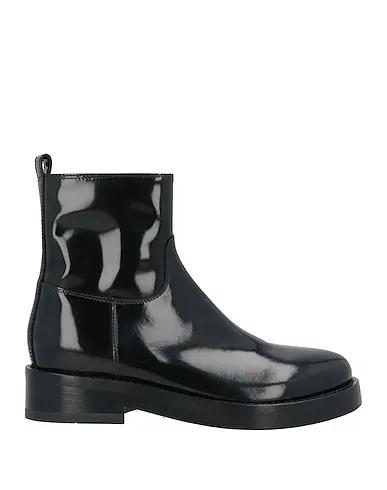 Black Leather Ankle boot