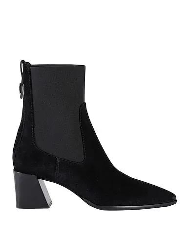Black Leather Ankle boot FURLA BLOCK CHELSEA BOOT T.60
