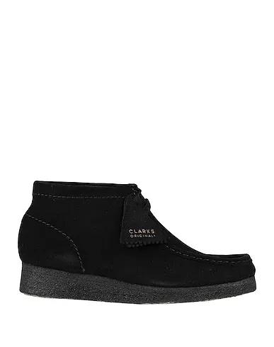 Black Leather Ankle boot WALLABEEBOOT.W
