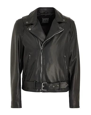 Black Leather Biker jacket LEATHER BIKER JACKET
