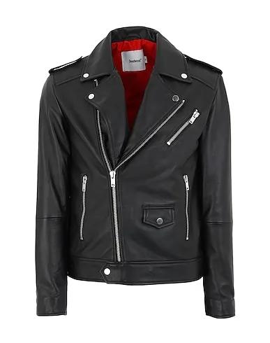 Black Leather Biker jacket river original