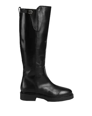 Black Leather Boots FURLA LEGACY HIGH BOOT 


