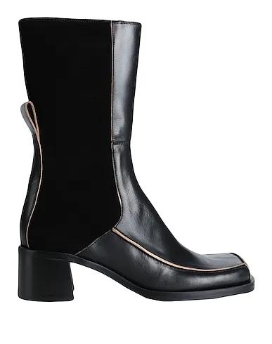 Black Leather Boots JILL BLACK BOOTS