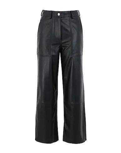 Black Leather Casual pants PRESLEY PANTS
