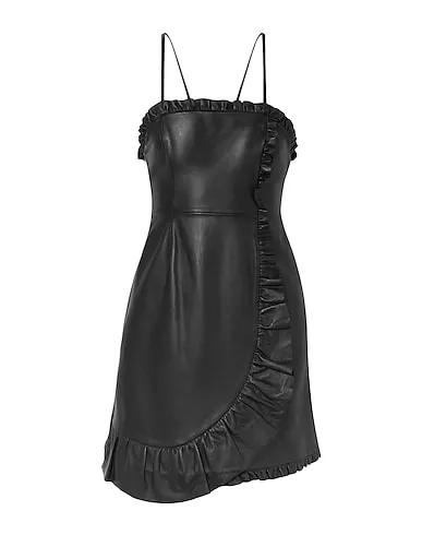 Black Leather Elegant dress