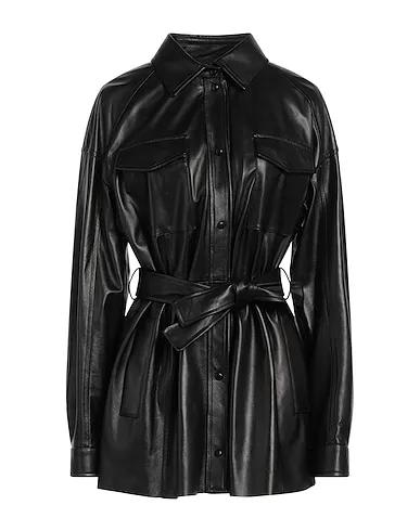Black Leather Full-length jacket