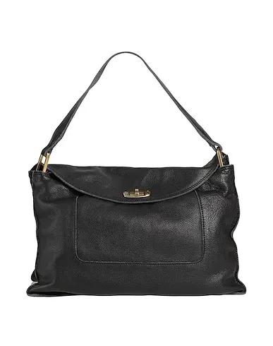 Black Leather Handbag