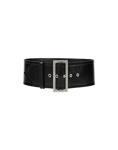 Black Leather High-waist belt