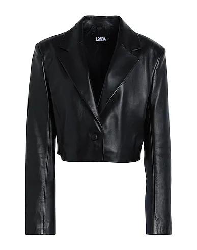 Black Leather Jacket SIGNATURE LEATHER JACKET